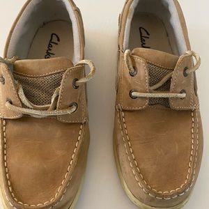 Clarks womens boat shoe size 6m EUC.